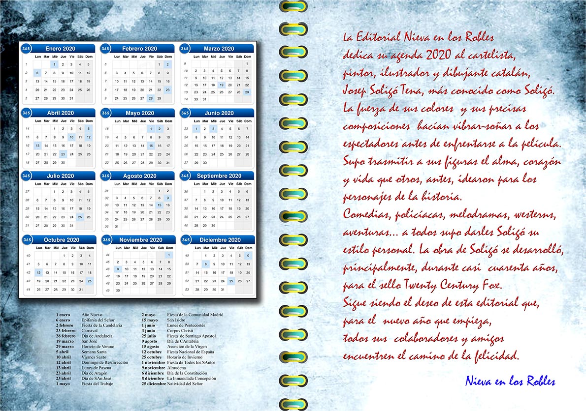 Agenda 2020 Nieva en los Robles